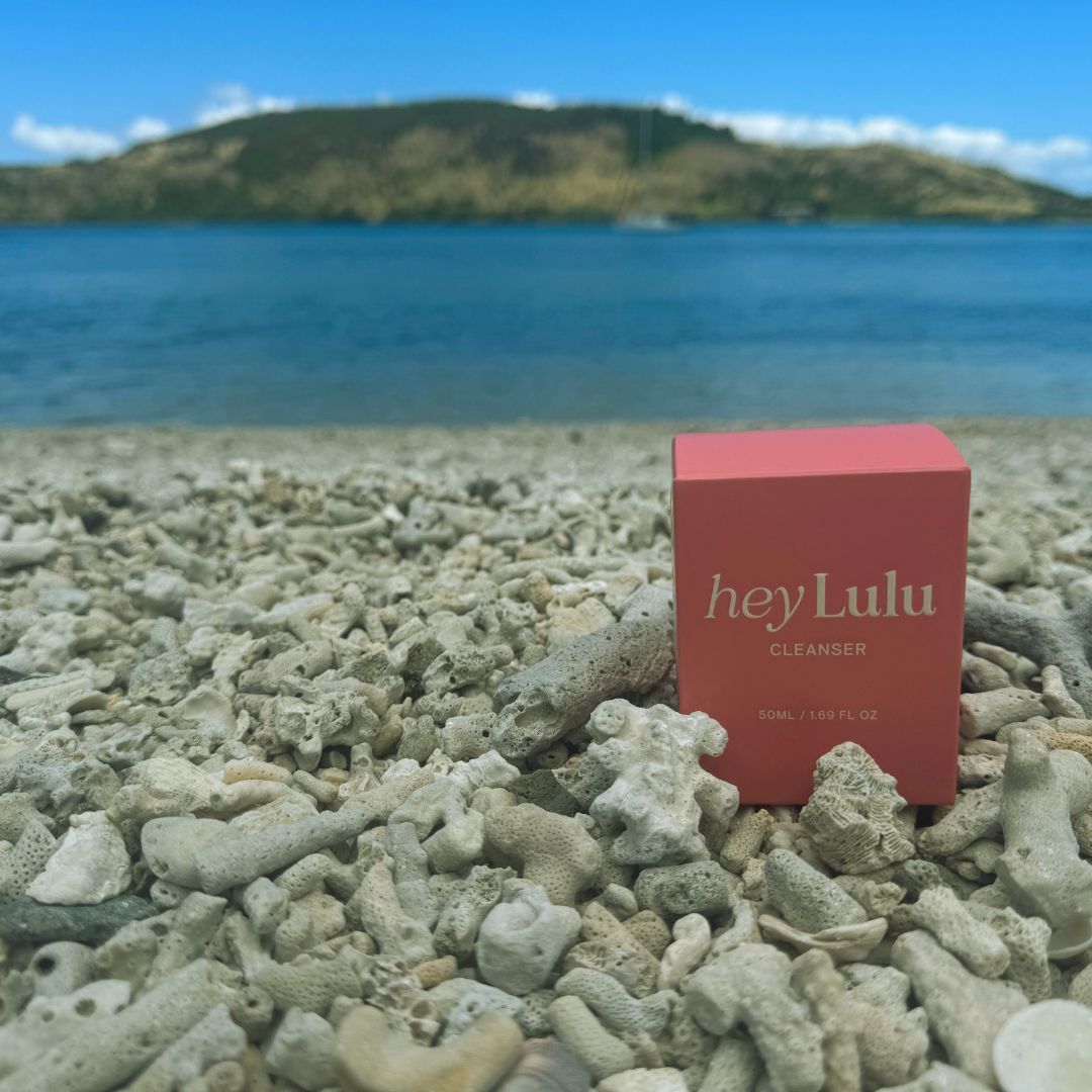 Hey Lulu tween safe cleanser lathering into a soft gentle foam, suitable for sensitive and growing skin